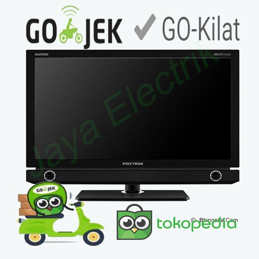 DISKON Led TV Polytron 22 inch D901 Full HD USB Movie