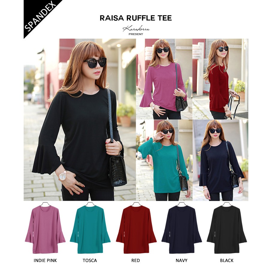 KARAKOREA Raisa Ruffle Tee