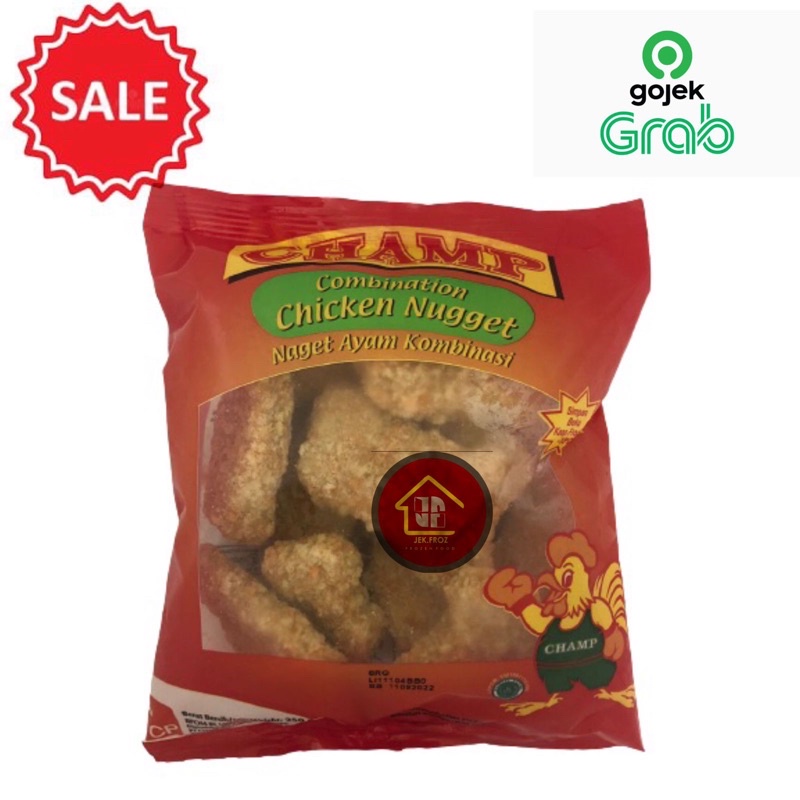 

champ nuget daging ayam nugget chicken 250gr ayam pilihan kombinasi lezzat