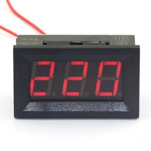 Voltmeter Digital AC 50V-500V 0.56 inch display