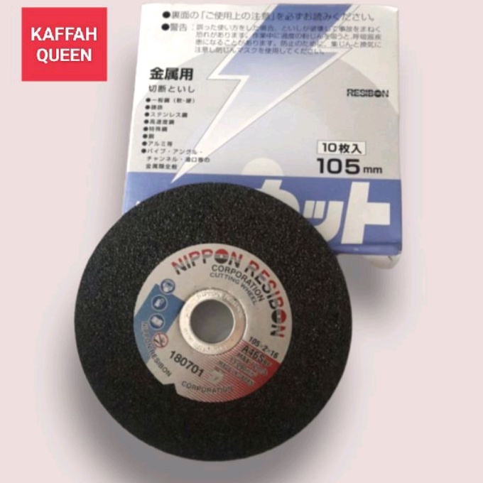 Batu gerinda potong Nippon Resibon 4 inch