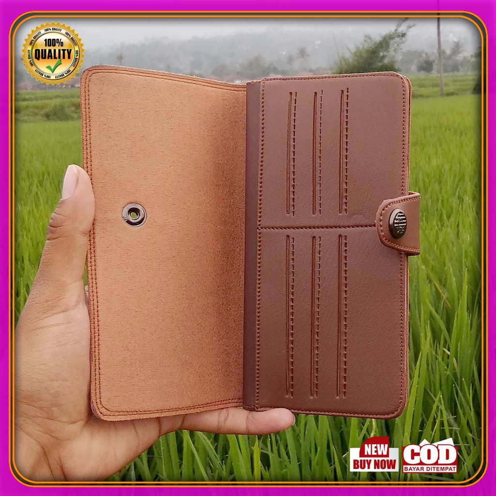 Lagi FLASH SALE!! Dompet Pria kancing panjang Dewasa Lipat kekinian