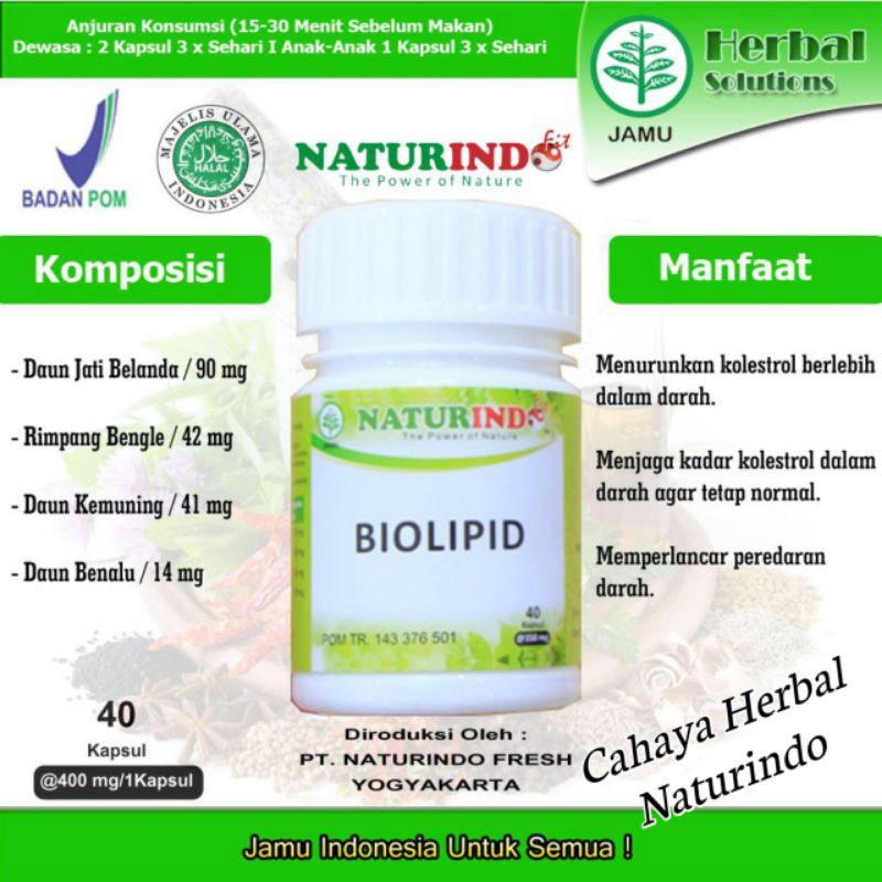 Obat Herbal Penurun Kolestrol Obat Kolestrol Herbal Ampuh Menurunkan Kolesterol Biolipid Naturindo-1