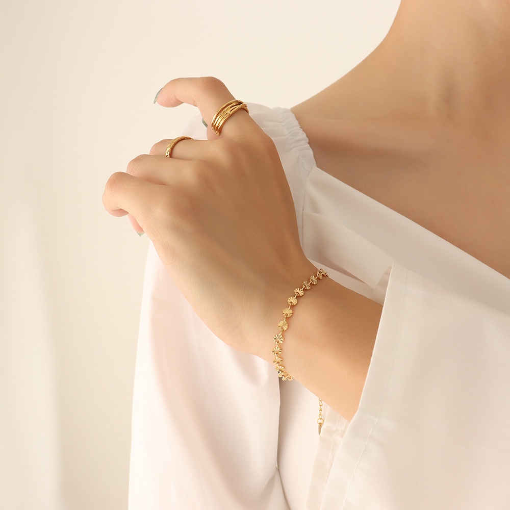 Gelang GL79 stainless steel / Gelang Titanium Premium Fashion Wanita Gelang Unik Lucu Keren Bagus Banget /Deluna/ BS