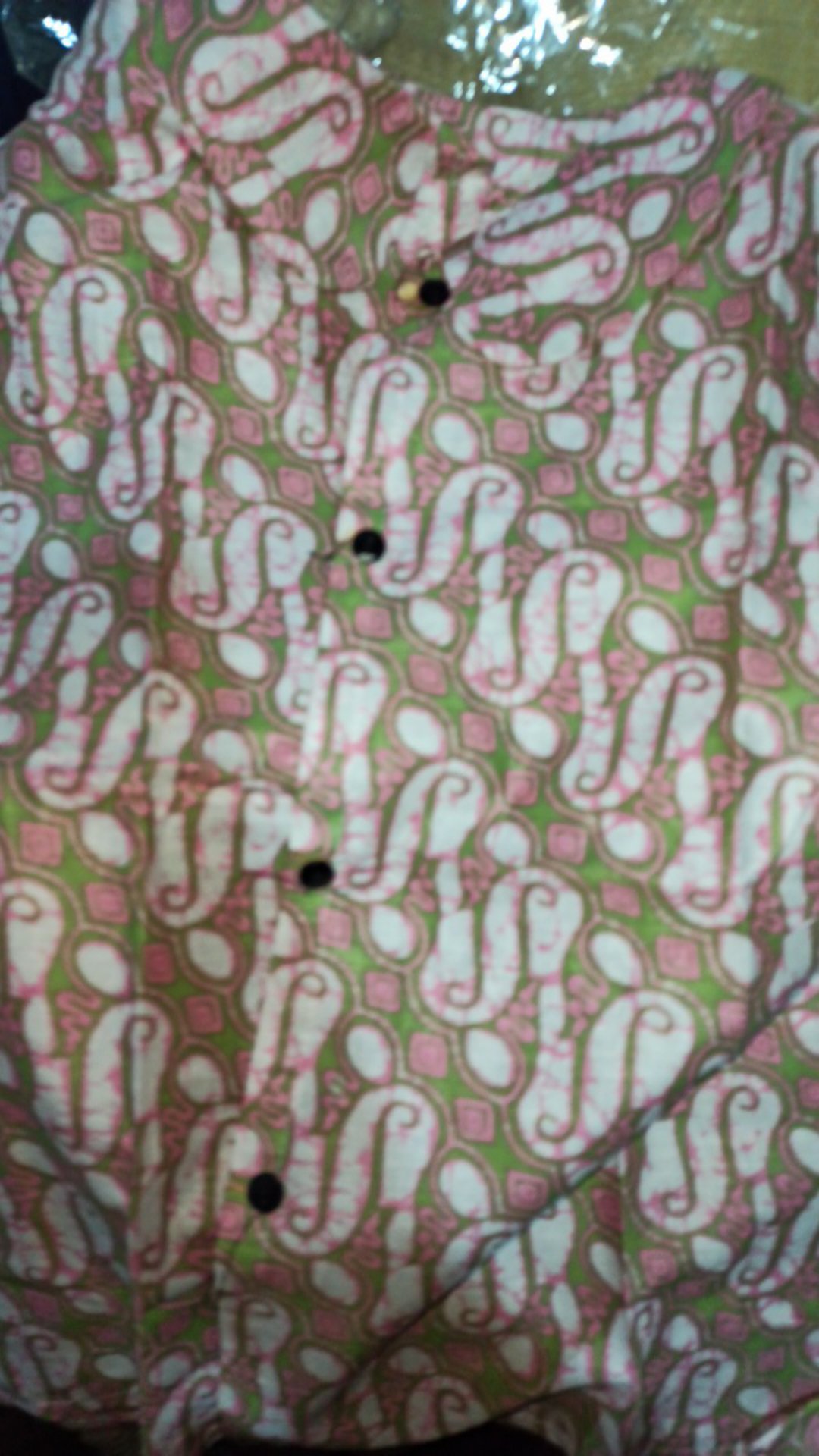 Griyabatikbimi Blouse Batik Anak Perempuan Lengan Panjang Size M Usia 7-8 Tahun