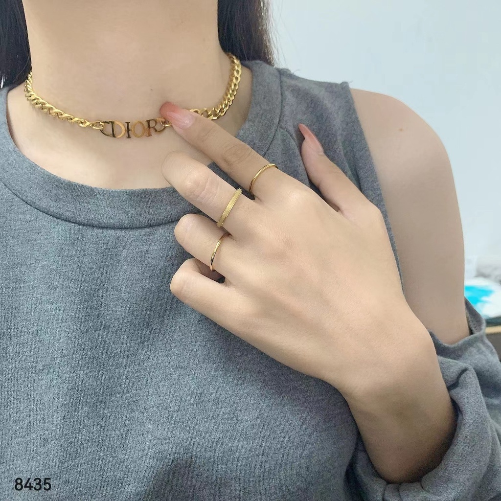 Kalung titanium perhiasan fashion 7812