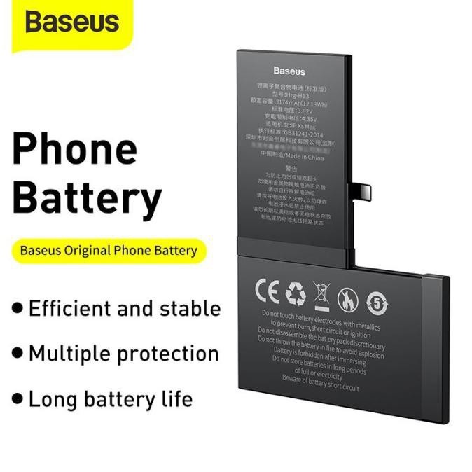 Baterai Baseus Iphone x Baseus Battery For iPhone X / XS / XR / XS Max Battery