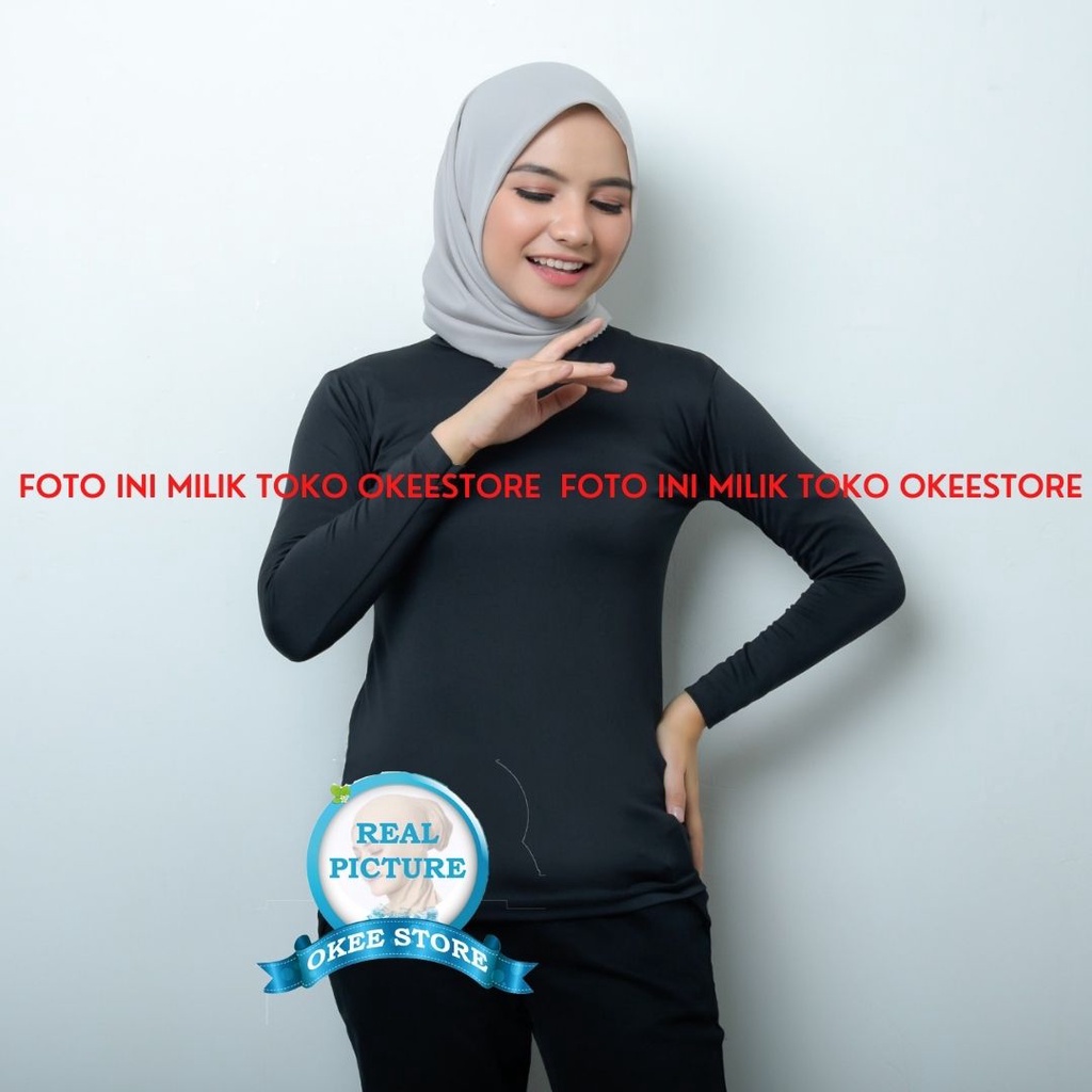 BAJU MANSET SPANDEK ALL SIZE / BAJU MANSET BAHAN SPANDEK ALL SIZE / MANSET SPANDEK / DALAMAN BAJU POLOS / MANSET SPANDEK ALL SIZE