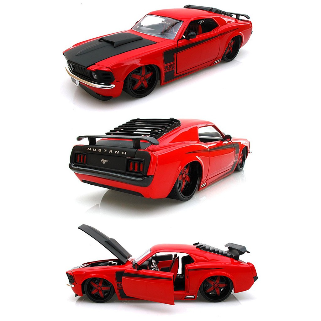 Diecast Ford Mustang Boss 429 Muscle Cars 1970 Merk Jada Scala 1:24