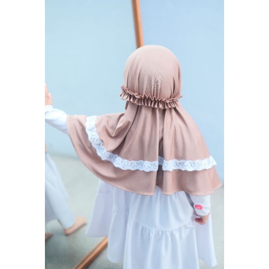 Jilbab anak bayi LUBNA usia 0-3 th / HIJAB ANAK