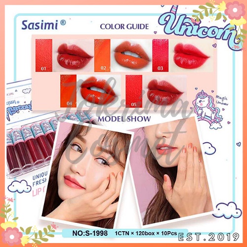 [DAPAT 10PCS] Sasimi LipTint Mini Papan