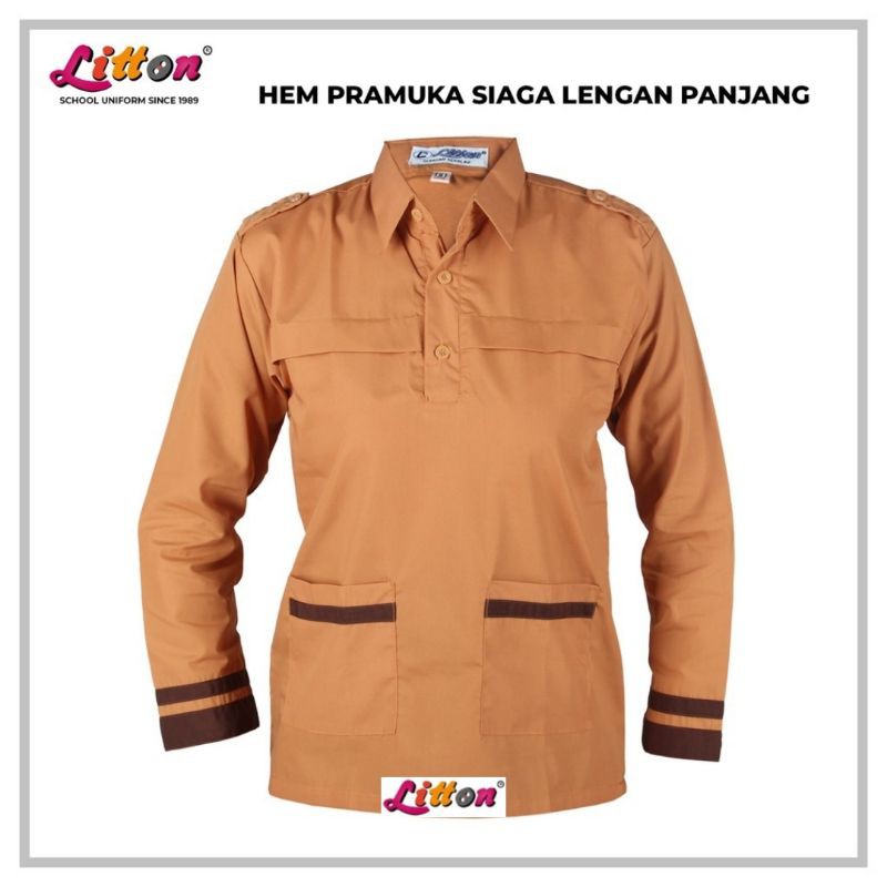 Jual Litton Baju Seragam Pramuka Siaga Lengan Panjang Seragam Pramuka