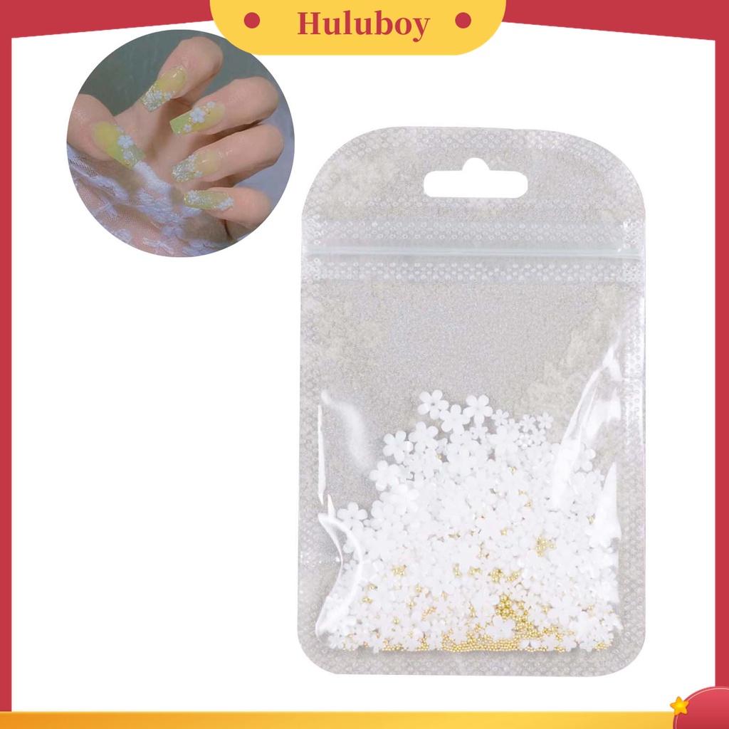 Huluboy Huluboy♡ 1 Pack Bunga Kecil Bahan Resin Untuk Dekorasi Nail Art