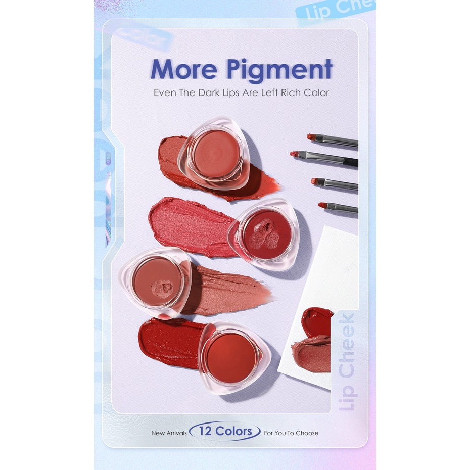 Focallure Dual Muse Lip And Cheek Duo 2IN1 Focallure Lip Mud Focallure Lip Clay Focallure Lip Cheek Focallure Lip Balm Focallure Focallur Fucallure Focalure Foccalure