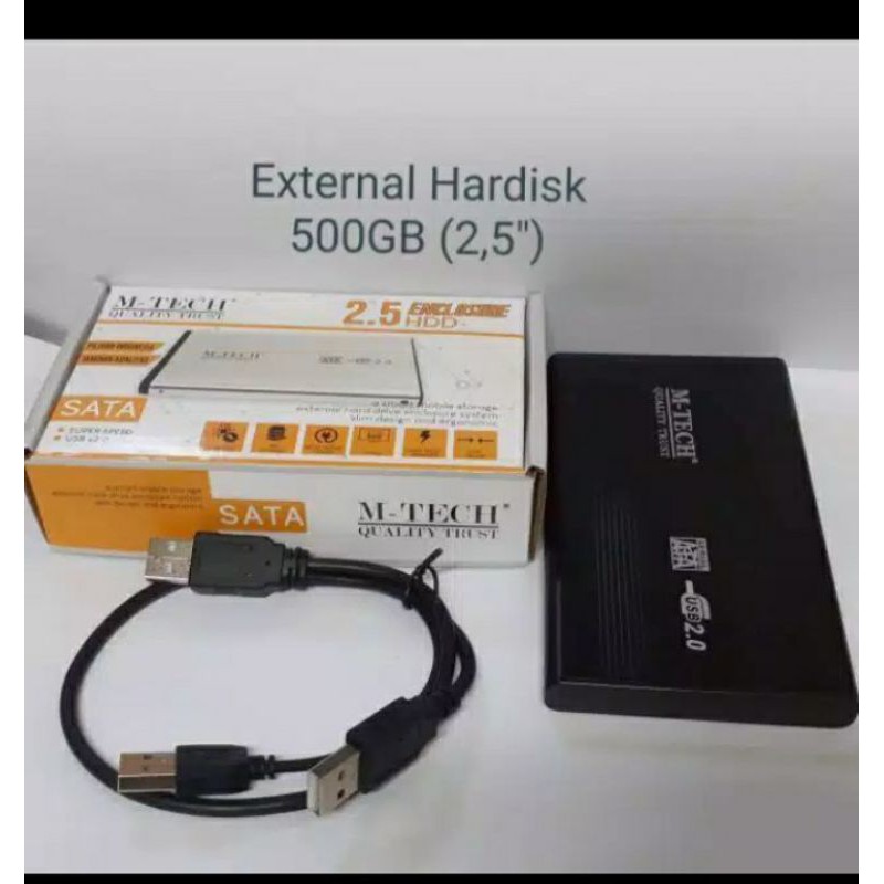 HARDISK EXTERNAL 500GB