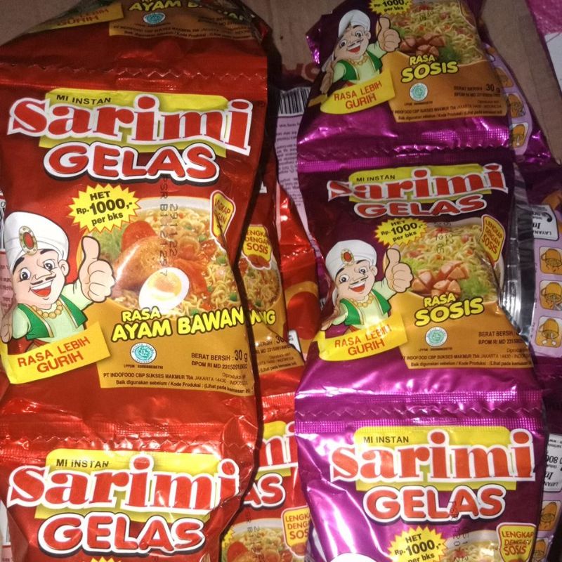

sarimi gelas renteng
