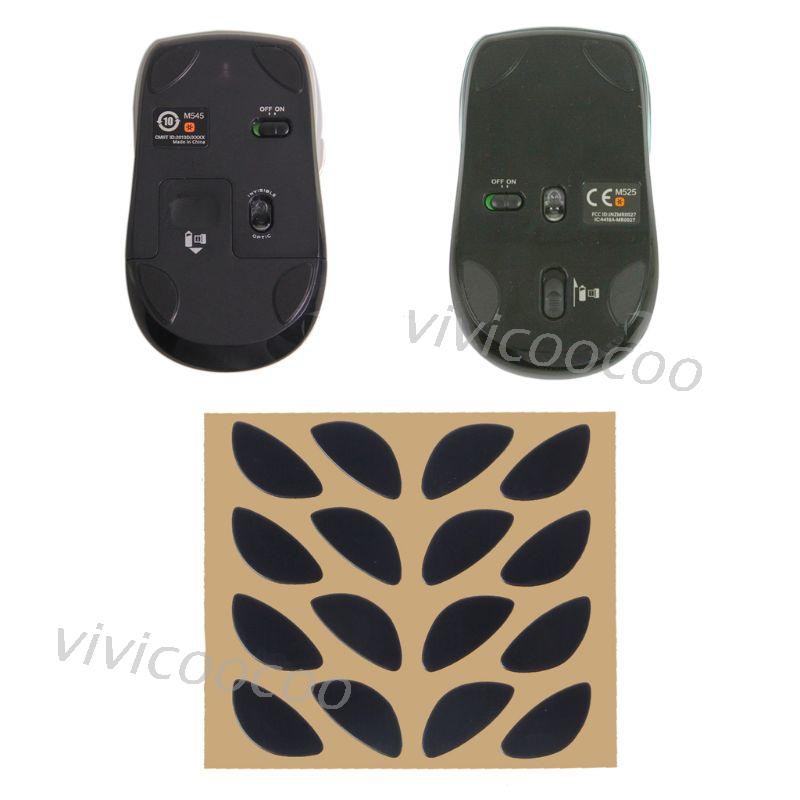 Vivi 4 Set Kaki Mouse Gaming Level Kompetisi Untuk Logitech V320 V450 M505