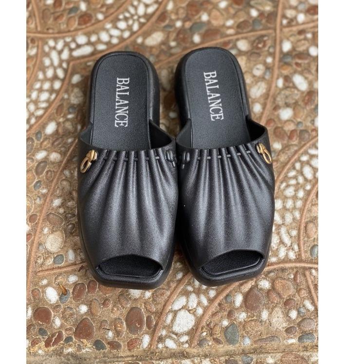 [30] {BISA COD}Sendal Wanita Dewasa Terbaru Barbara New BLC 3199 Sandal Jelly Wedges 4.5cm Evita Ter