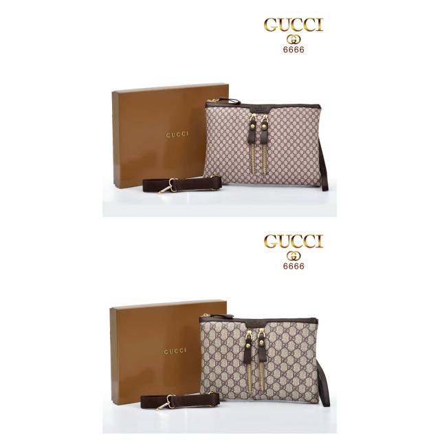 *1889 Clutch Gucci 6666# Big size ( muat ipad & Free box )