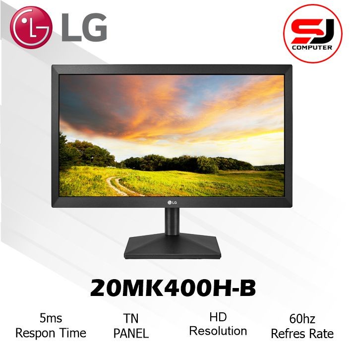 LG Monitor LED 20MK400H-B Analog PLUS HDMI 20INC GARANSI RESMI 3 TAHUN