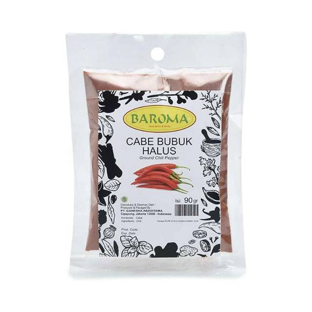 

Cabe bubuk halus 90gr