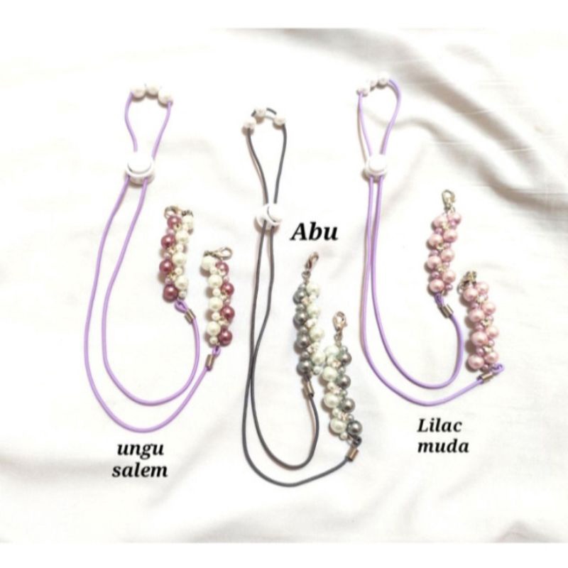 KONEKTOR MASKER TALI SERUT MUTIARA PERMATA