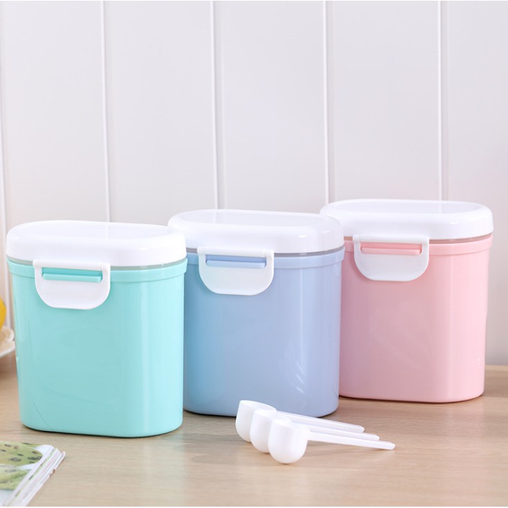 Tempat Kotak Penyimpanan Susu Bubuk Biskuit Snack Bayi / Toples Susu / Baby Milk Powder Box