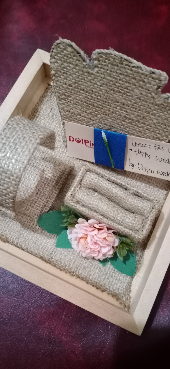 Tempat Perhiasan Seserahan Cincin Gelang Kalung Rustic - Kcgkr