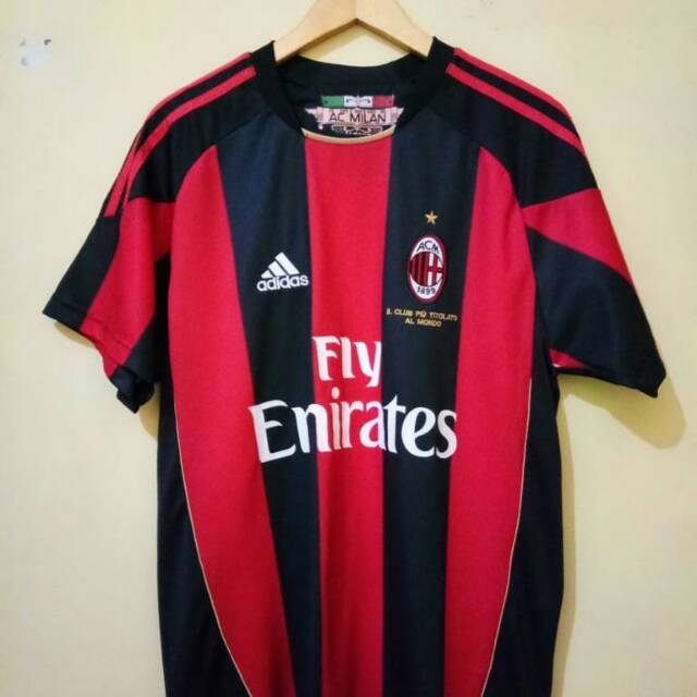 Kaos jersey home AC Milan 2010