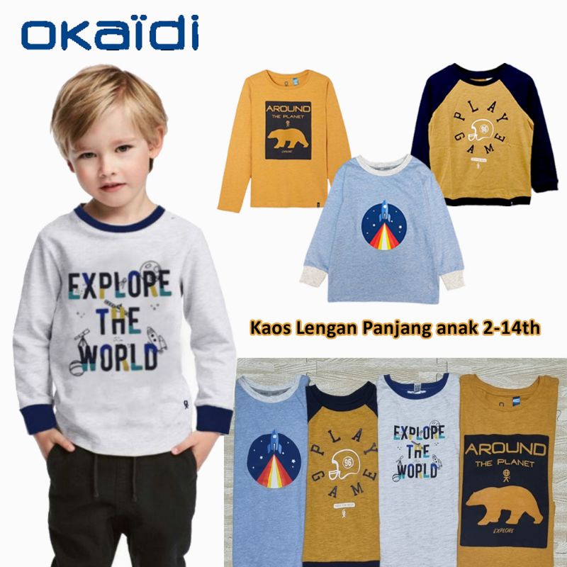 Kaos Anak Raglan Okaidi