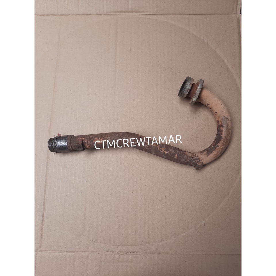 LEHERAN KNALPOT LEHER KNALPOT/HEADER KNALPOT KAWASAKI KLX 150S/DTRACKER OLD