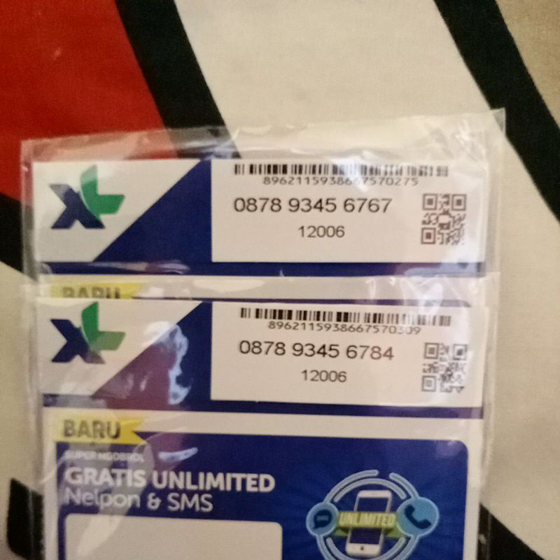 nomor cantik xl+ kuota 21gb unlimited berurutan