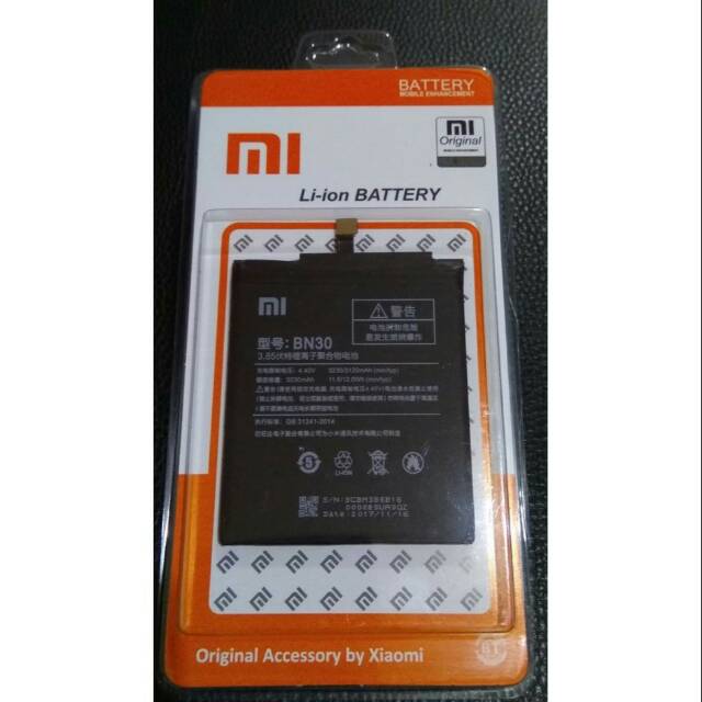 BATERAI BATRE XIAOMI REDMI 4A BN30 BATERAI REDMI 4A