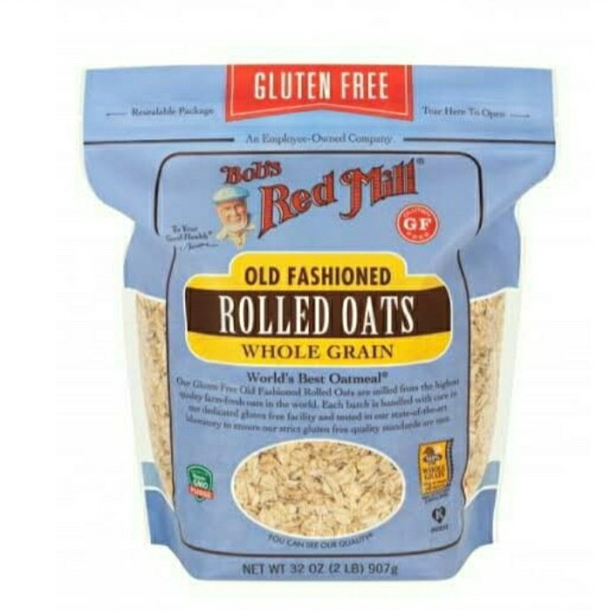 

Bob Red Mill Rolled Oats Old Fasioned whole Grain Gluten Free 907 gr