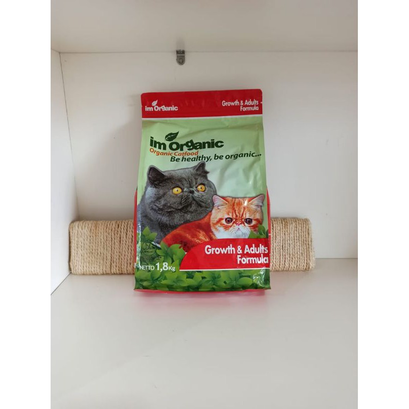 IM organic growth 1,8kg makanan kucing adult IM organik catfood