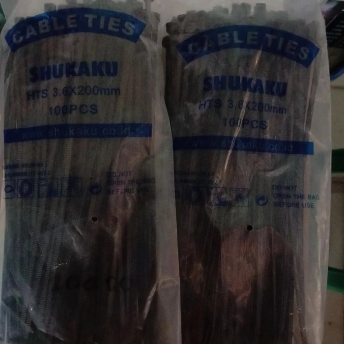 Kabel ties Shukaku 3,6 x 200 mm isi 100 pcs