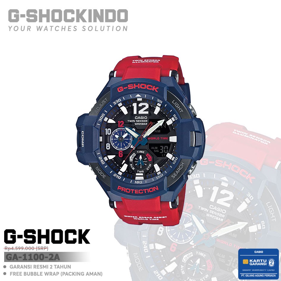Casio G-Shock GA-1100-2A / GA-1100-2ADR Original