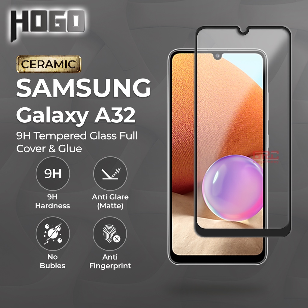 Anti Gores SAMSUNG Galaxy A32 Hogo Ceramic Matte Screen Protector