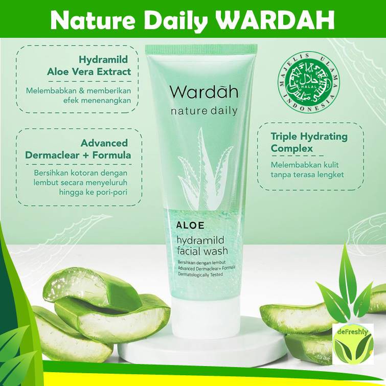 WARDAH Aloe Hydramild Series | Multifunction Gel | Face Wash | Moisturizer Cream | Serum | Hand Gel