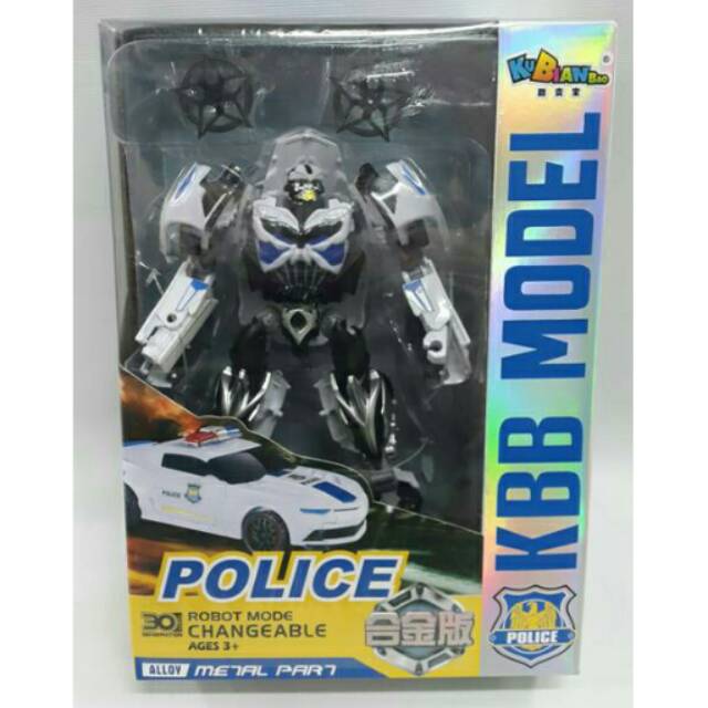 Kbb model bumblebee police transformers /transformer polis putih