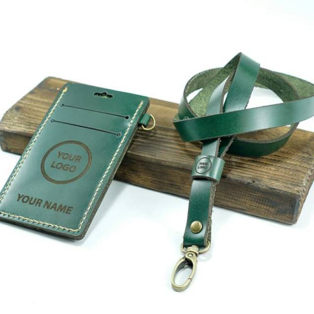 

ID card kulit sapi asli costum nama & perusahaan / name tag