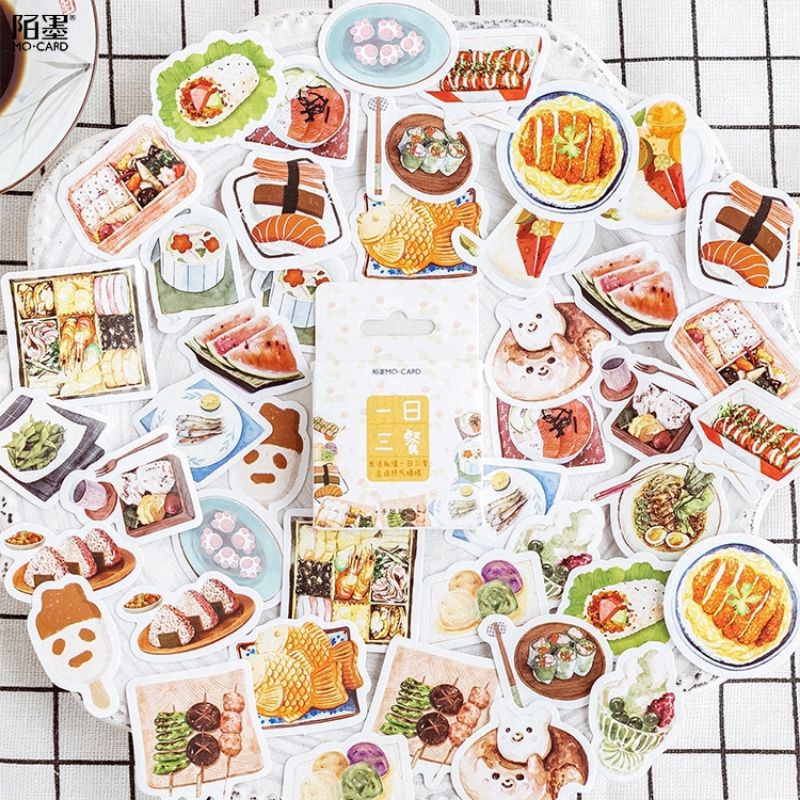

Stiker Dekorasi 46 Pcs Motif Makanan Jepang