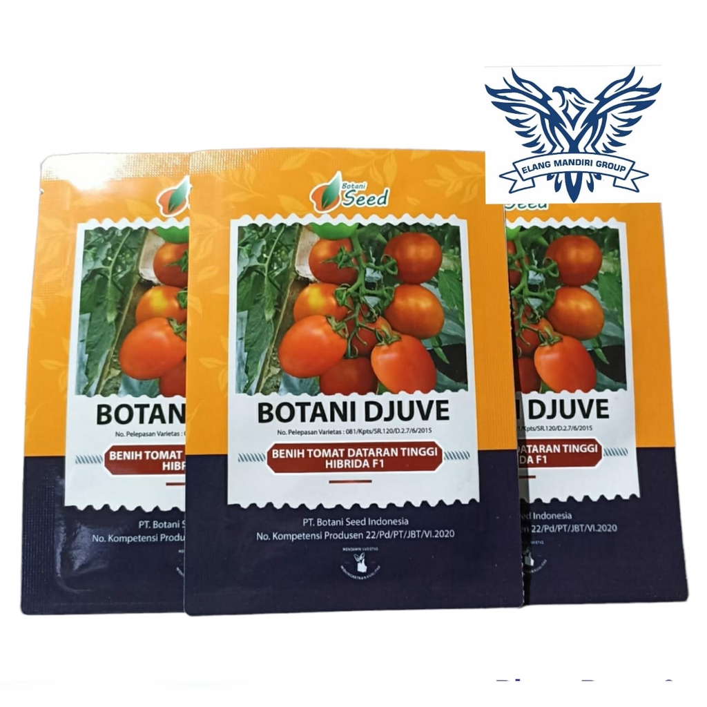 Benih Bibit Tomat Botani Djuve 0,5 Gr isi 144 butir Botani Seed