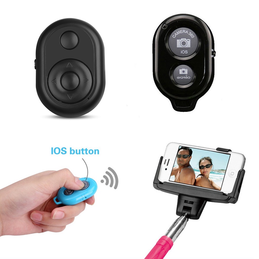 Remote Bluetooth Selfie Photo Remot Foto Kamera Android Ios Iphone / Suhutter Camera