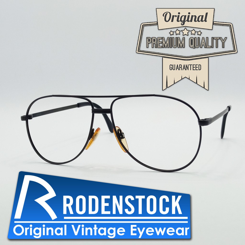 Kacamata Vintage Jadul Antik Original Aviator Rodenstock Golf SME 135 Black Size 57