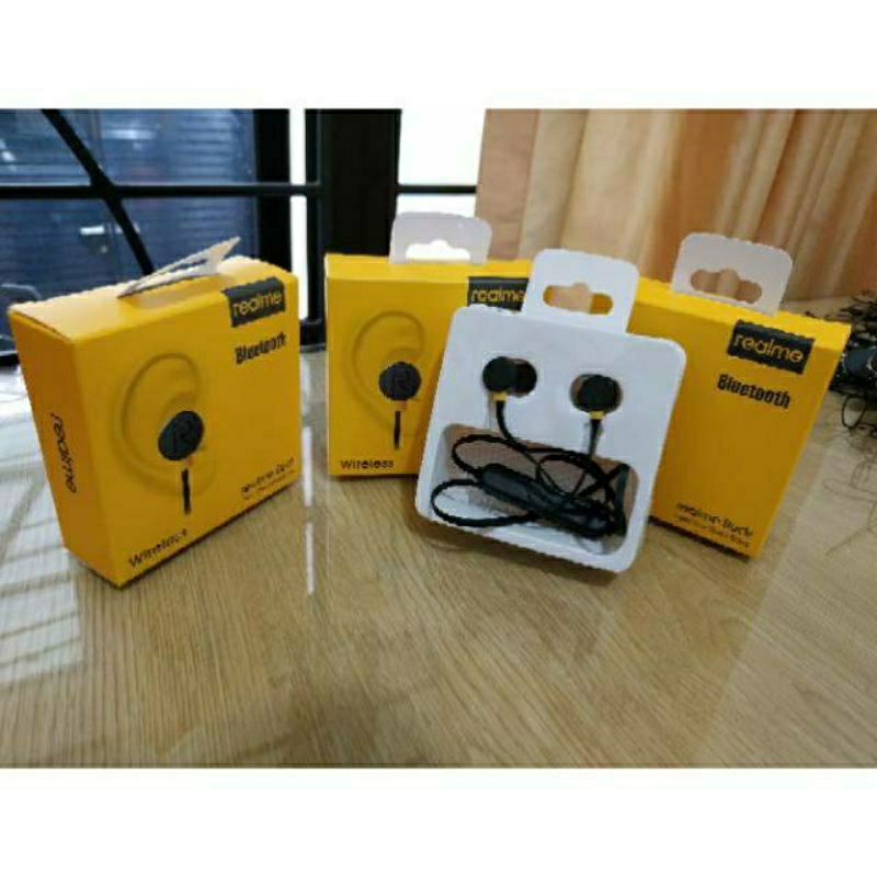 [BS88] Handset Bluetooth Realme hitam