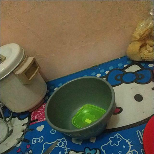 Baskom Abu Abu 20x8cm / Bakul Abu Bulat Murah