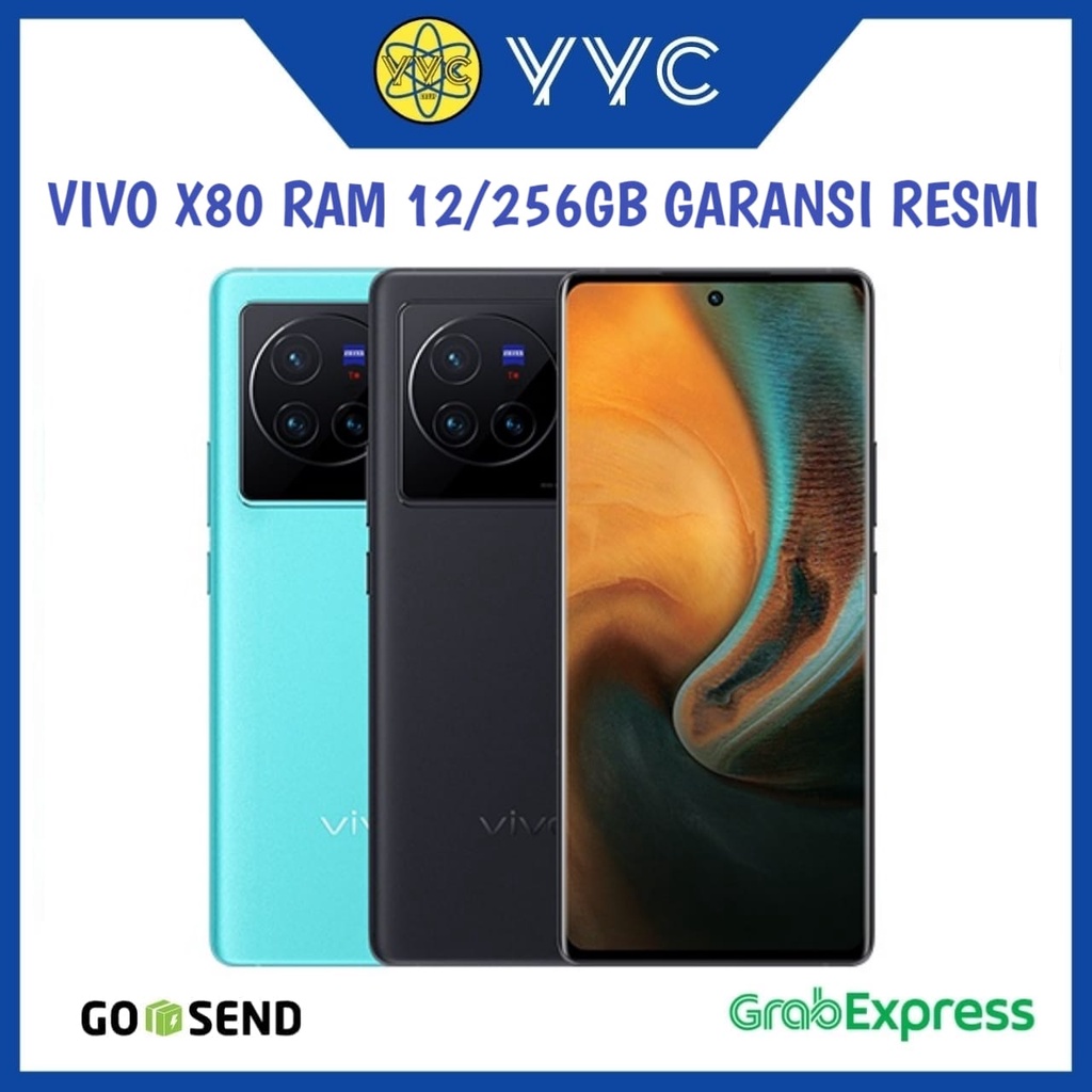 Vivo X80 Ram 12+4GB Rom 256GB | Ram 12/256GB NFC Garansi Resmi