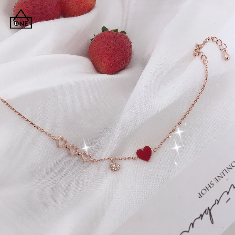 COD Gelang Bentuk Cinta Adjustable Untuk Pasangan Korean Bracelet A one