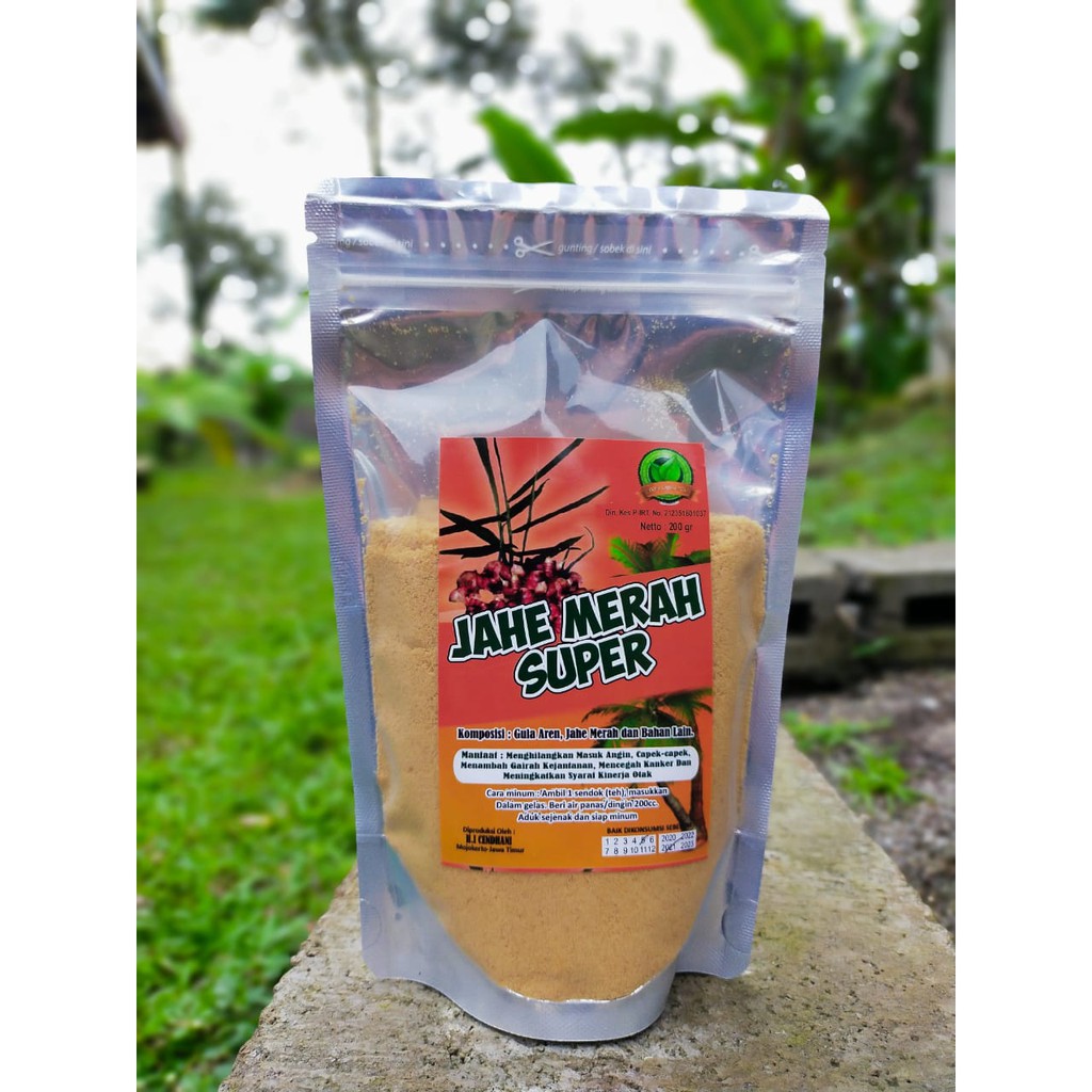 

Jahe Merah Instant Cendhani 200 gr